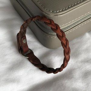 Hollister Braided Leather Bracelet